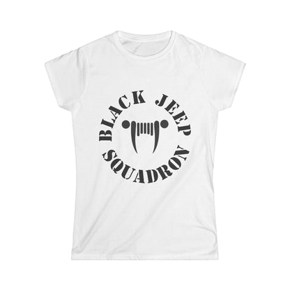 Black Jeep Squadron Women's Softstyle Tee