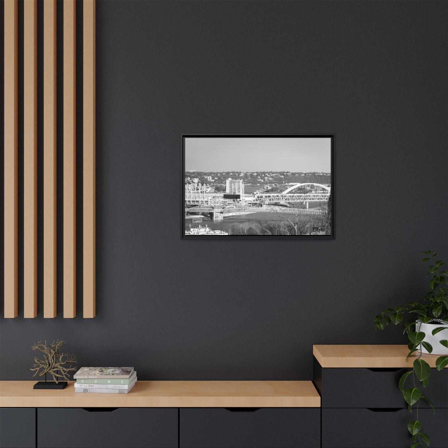 Bridges of the Natti— Black & White Cityscape Wall Art