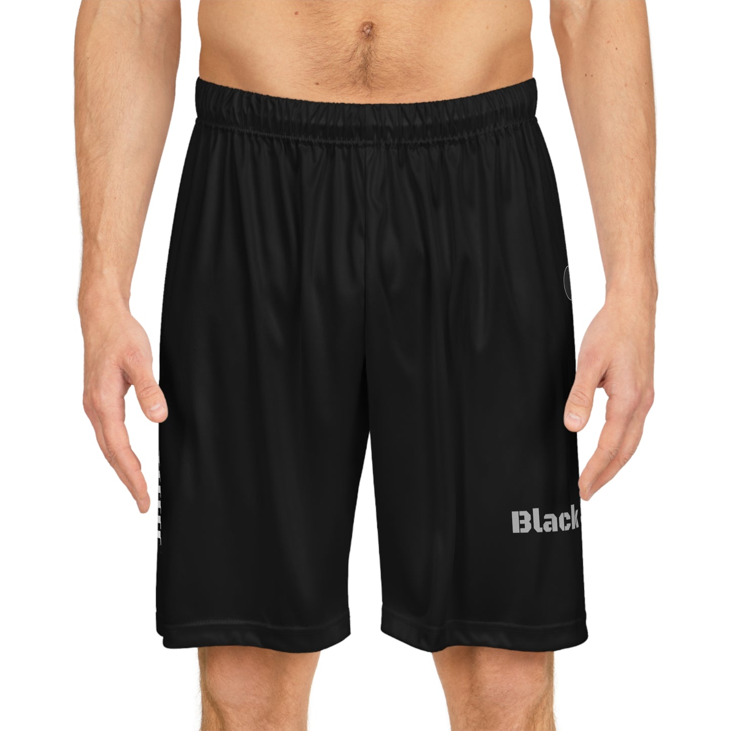 Black Jeep Squadron Basketball Shorts (AOP)