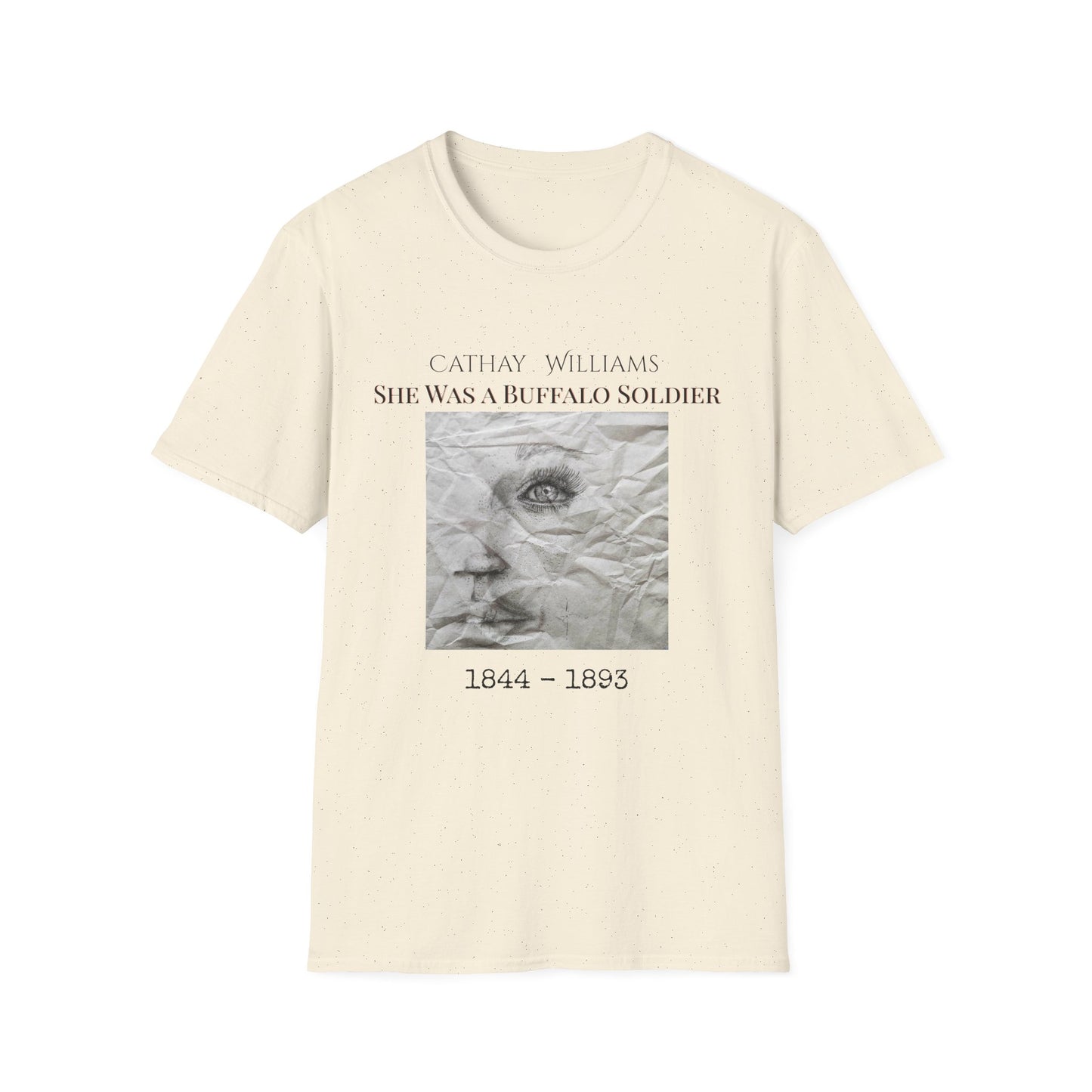 T‑Shirt — Vintage Portrait 'Cathay Williams: She Was A Buffalo Soldier 1844–1895'