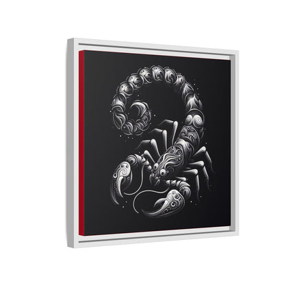 Scorpion Art Canvas Print | Multi-Color Framed Wall Decor