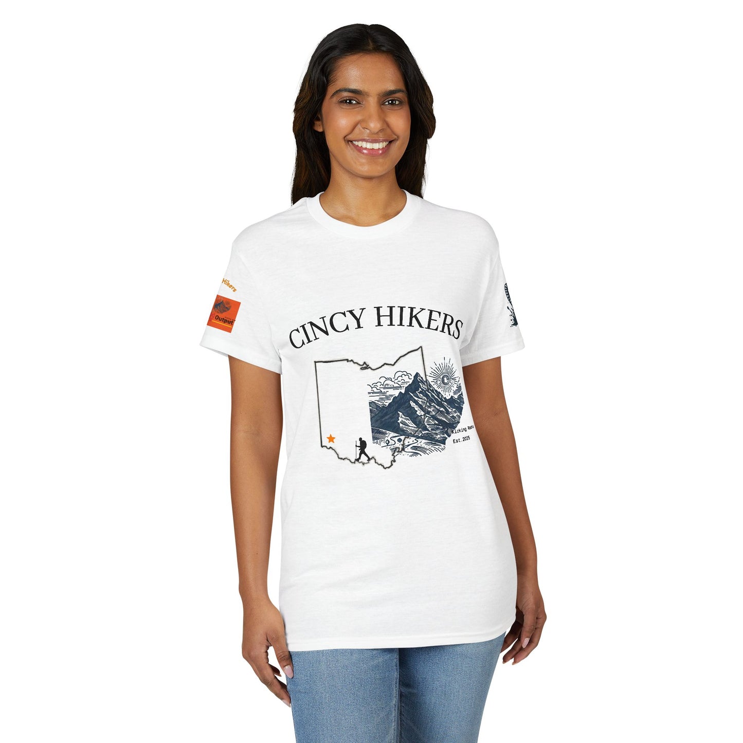 Cincy Hikers Ohio Map T‑Shirt 2026 — Cincinnati Hiking Adventure Tee