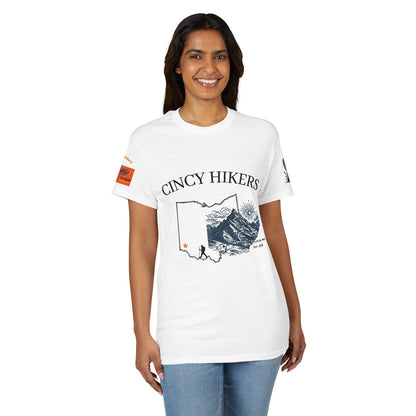 Cincy Hikers Ohio Map T‑Shirt 2026 — Cincinnati Hiking Adventure Tee