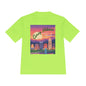 Health is Wealth: Unisex Moisture Wicking Tee for Hikers, Fitness Lovers, Outdoor Adventures, Travel, Gym Wear