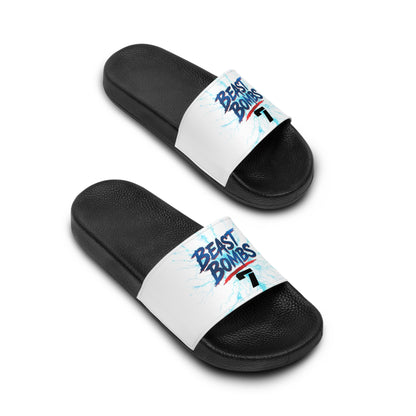 Beast Bomb Beach Vibes Slide Sandals | Summer Footwear, Pool Slides, Casual Sandals, Vacation Essentials, Gift for Him