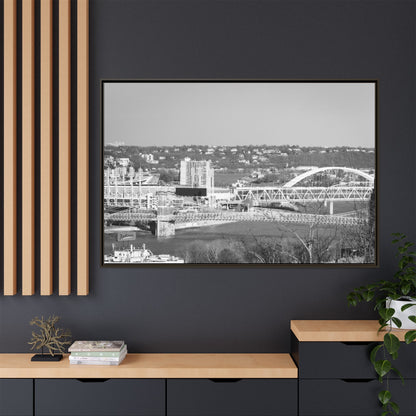 Bridges of the Natti— Black & White Cityscape Wall Art