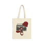 Old School Cotton Canvas Tote Bag