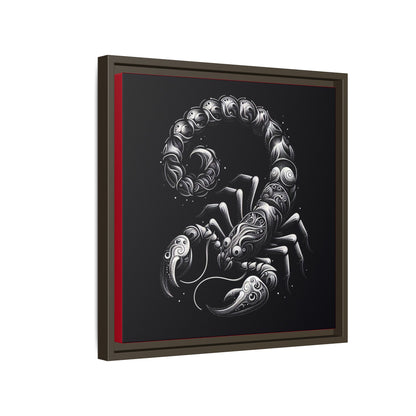 Scorpion Art Canvas Print | Multi-Color Framed Wall Decor
