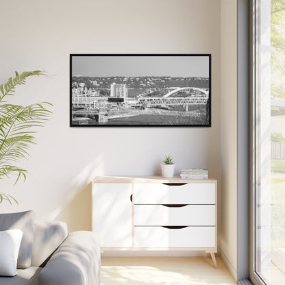 Bridges of the Natti— Black & White Cityscape Wall Art