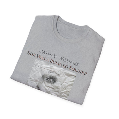 T‑Shirt — Vintage Portrait 'Cathay Williams: She Was A Buffalo Soldier 1844–1895'