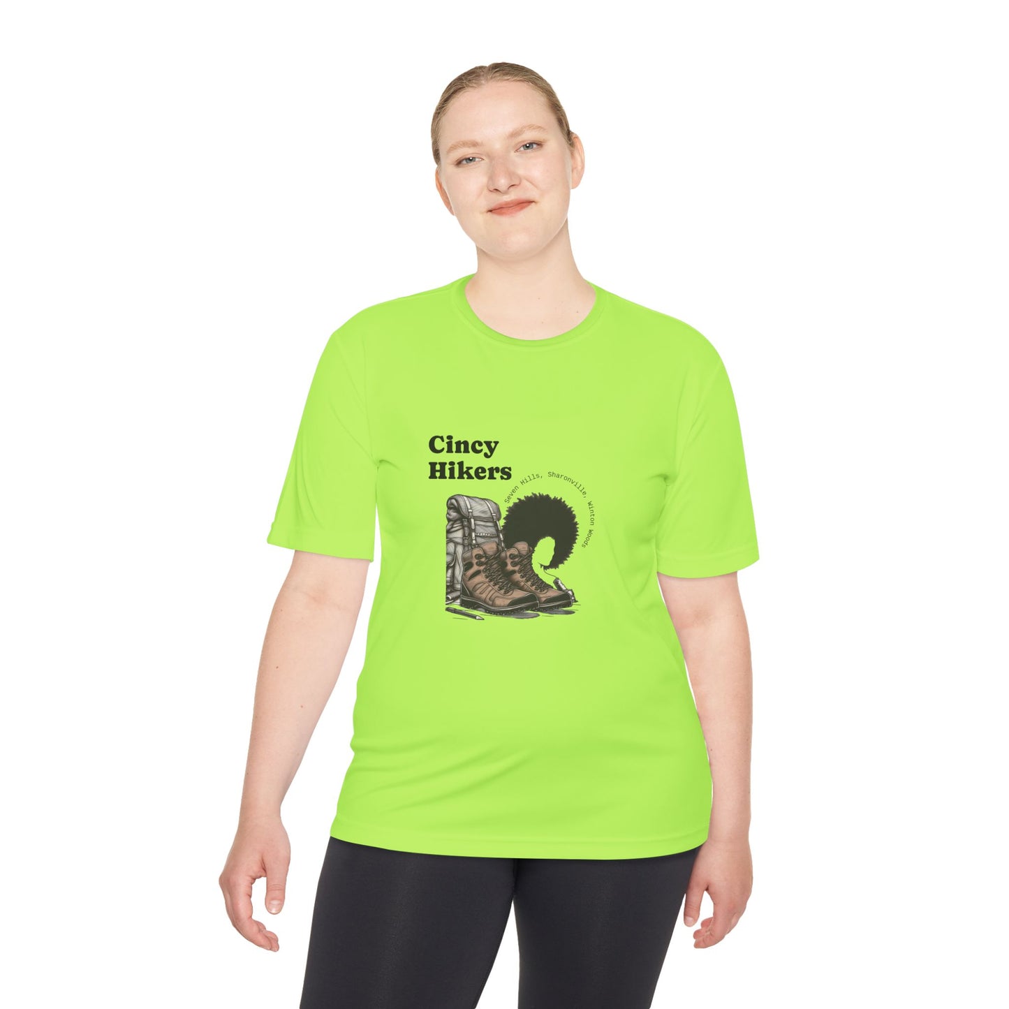Cincy Hikers Moisture Wicking Lady Tee | Perfect for Outdoor Adventures, Hiking Gear, Gift for Hikers, Athletic Top, Casual Wear