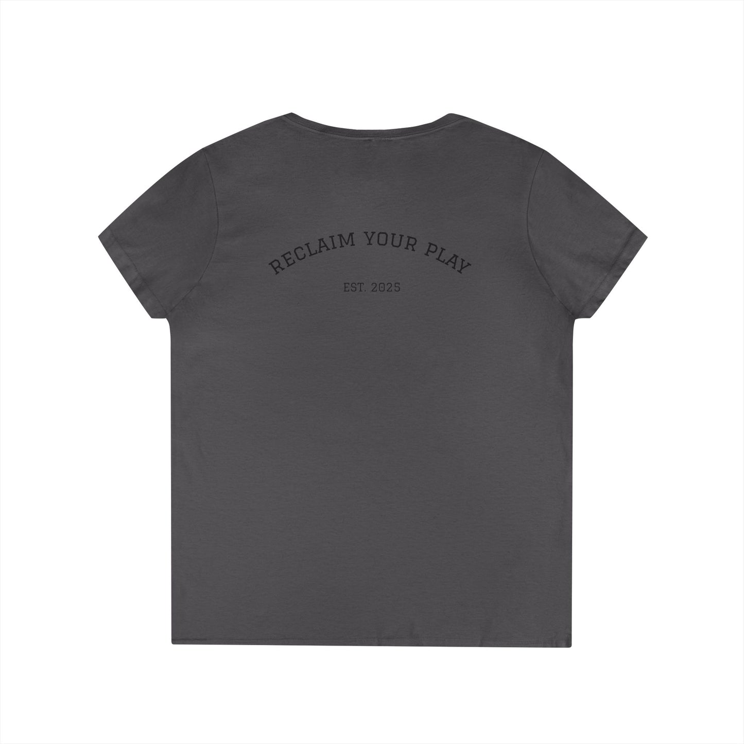 The Recess Reboot V-Neck Tee — "Reclaim Your Play" Women's T‑Shirt