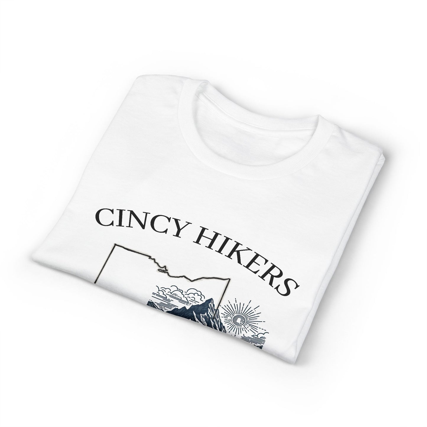 Cincy Hikers Ohio Map T‑Shirt 2026 — Cincinnati Hiking Adventure Tee