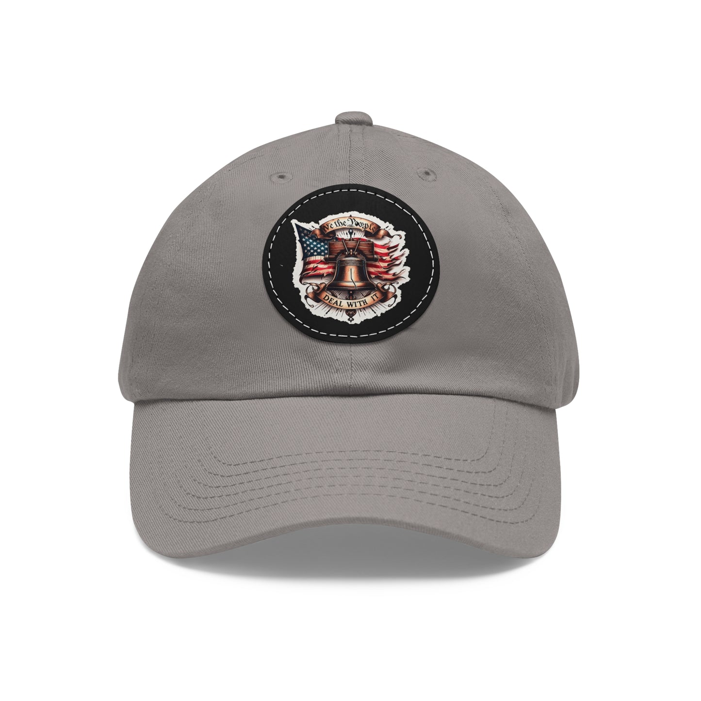 We The People Deal With It Hat with Leather Patch (Round)