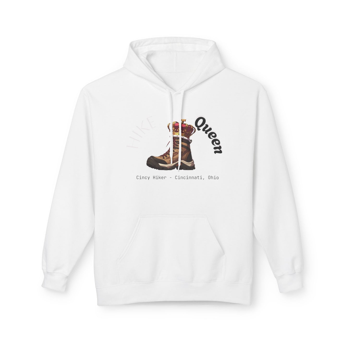 Queen Inspiration Fleece Hoodie, Cozy Unisex Sweatshirt for Empowerment, Mother’s Day Gift, Birthday Gift, Casual Wear