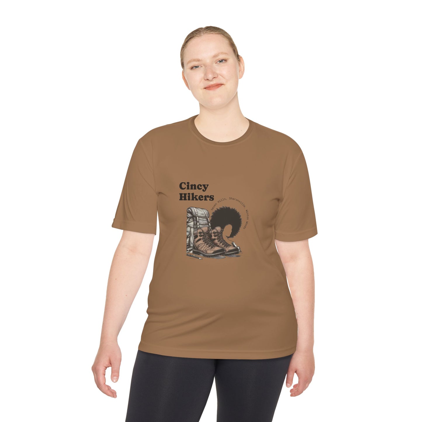 Cincy Hikers Moisture Wicking Lady Tee | Perfect for Outdoor Adventures, Hiking Gear, Gift for Hikers, Athletic Top, Casual Wear