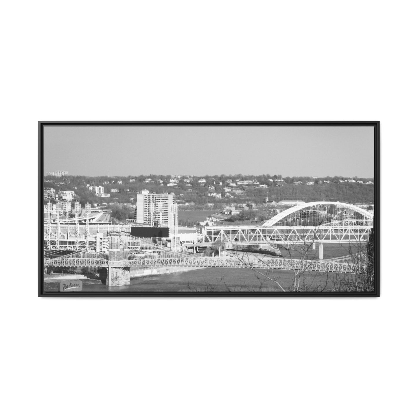 Bridges of the Natti— Black & White Cityscape Wall Art