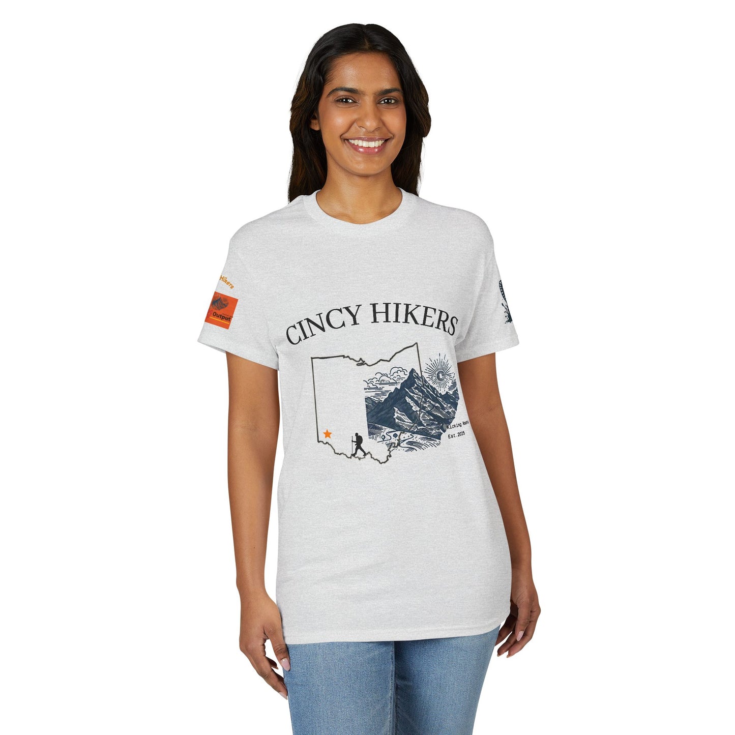 Cincy Hikers Ohio Map T‑Shirt 2026 — Cincinnati Hiking Adventure Tee