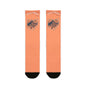 Peachy Cincy Hiking Crew Socks - 'Crazy Hikers' Orange Sublimation Socks
