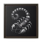 Scorpion Art Canvas Print | Multi-Color Framed Wall Decor