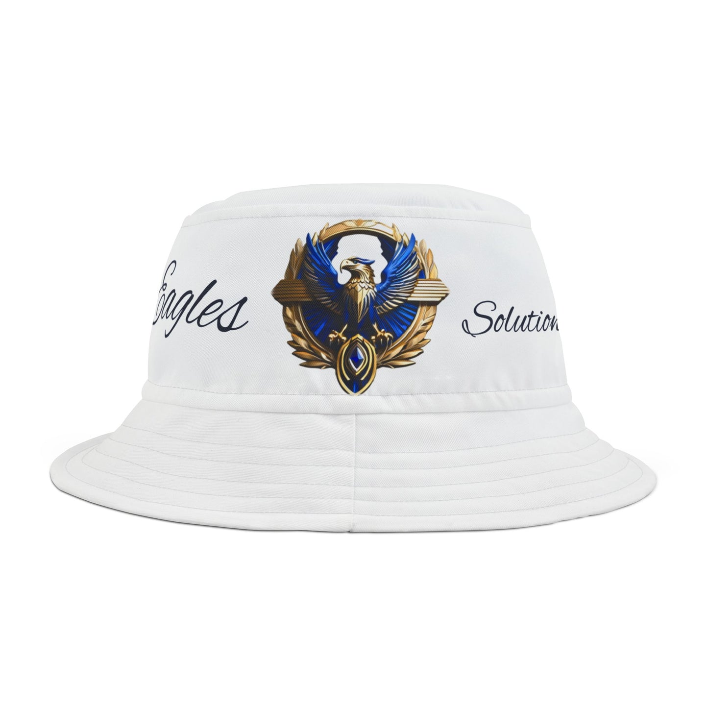 Elevated Blue Bucket Hat 2 | Stylish Apparel for Summer Adventures, Gift for Graduations, Festivals, Sports Events, Outdoors