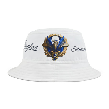 Elevated Blue Bucket Hat 2 | Stylish Apparel for Summer Adventures, Gift for Graduations, Festivals, Sports Events, Outdoors