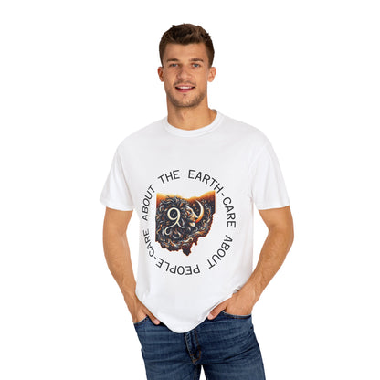 Eco-Friendly Unisex T-Shirt - "Care About the Earth" Design