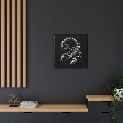 Scorpion Art Canvas Print | Multi-Color Framed Wall Decor