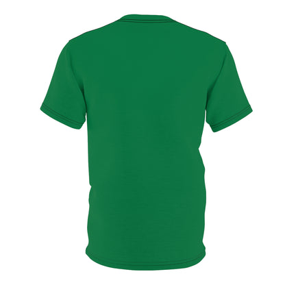 Old School - Green Unisex Cut & Sew Tee (AOP)