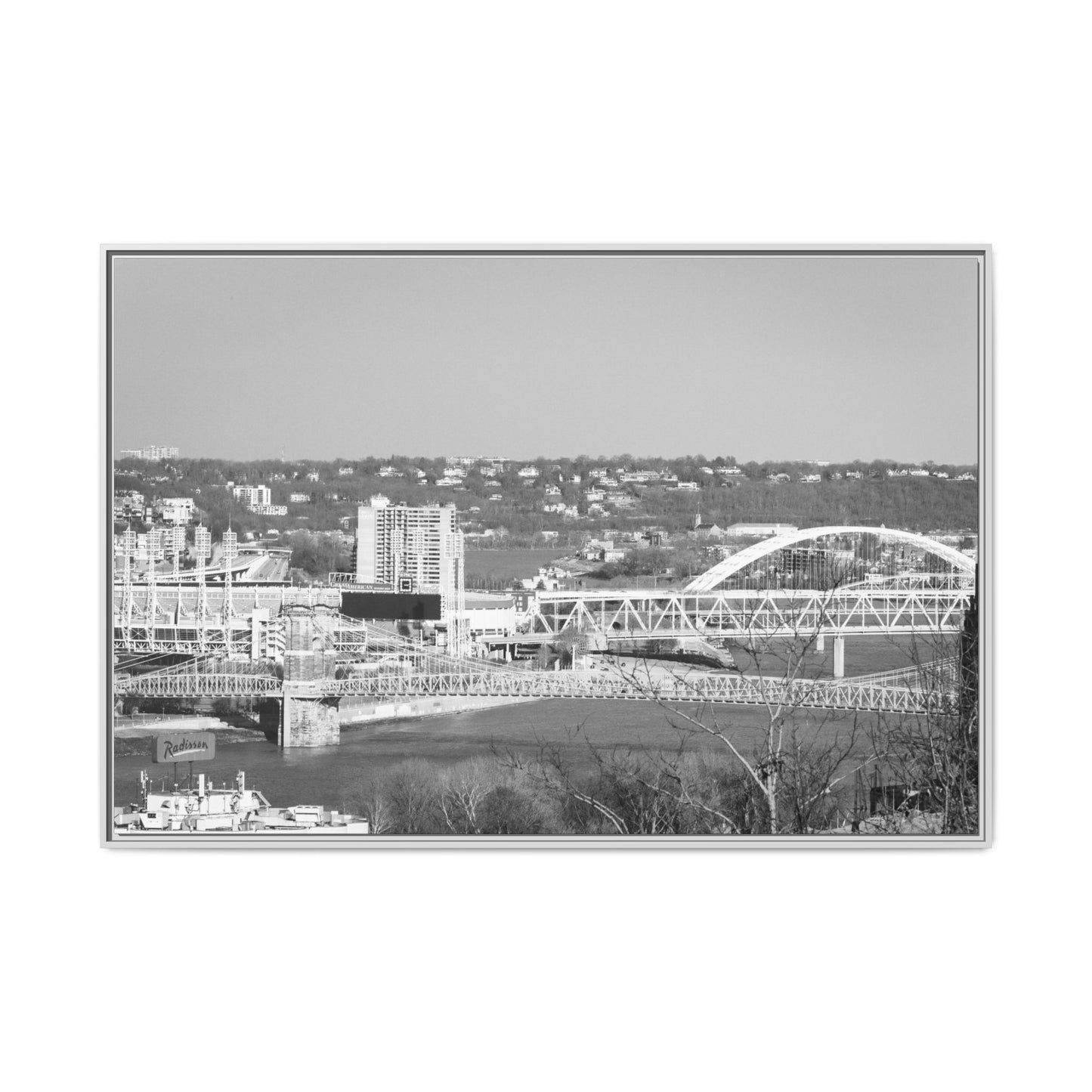 Bridges of the Natti— Black & White Cityscape Wall Art