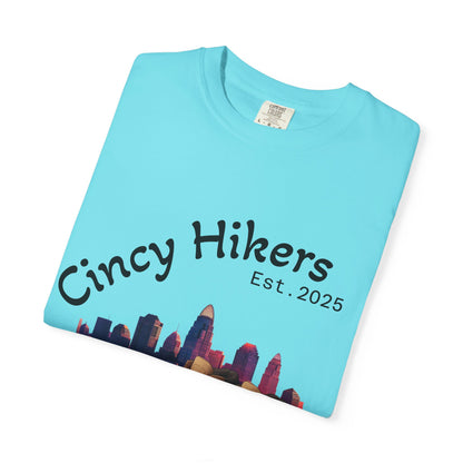 Cincy Hikers T-Shirt - Kicking Rocks Est. 2025 | Unisex Garment-Dyed Tee for Outdoor Enthusiasts