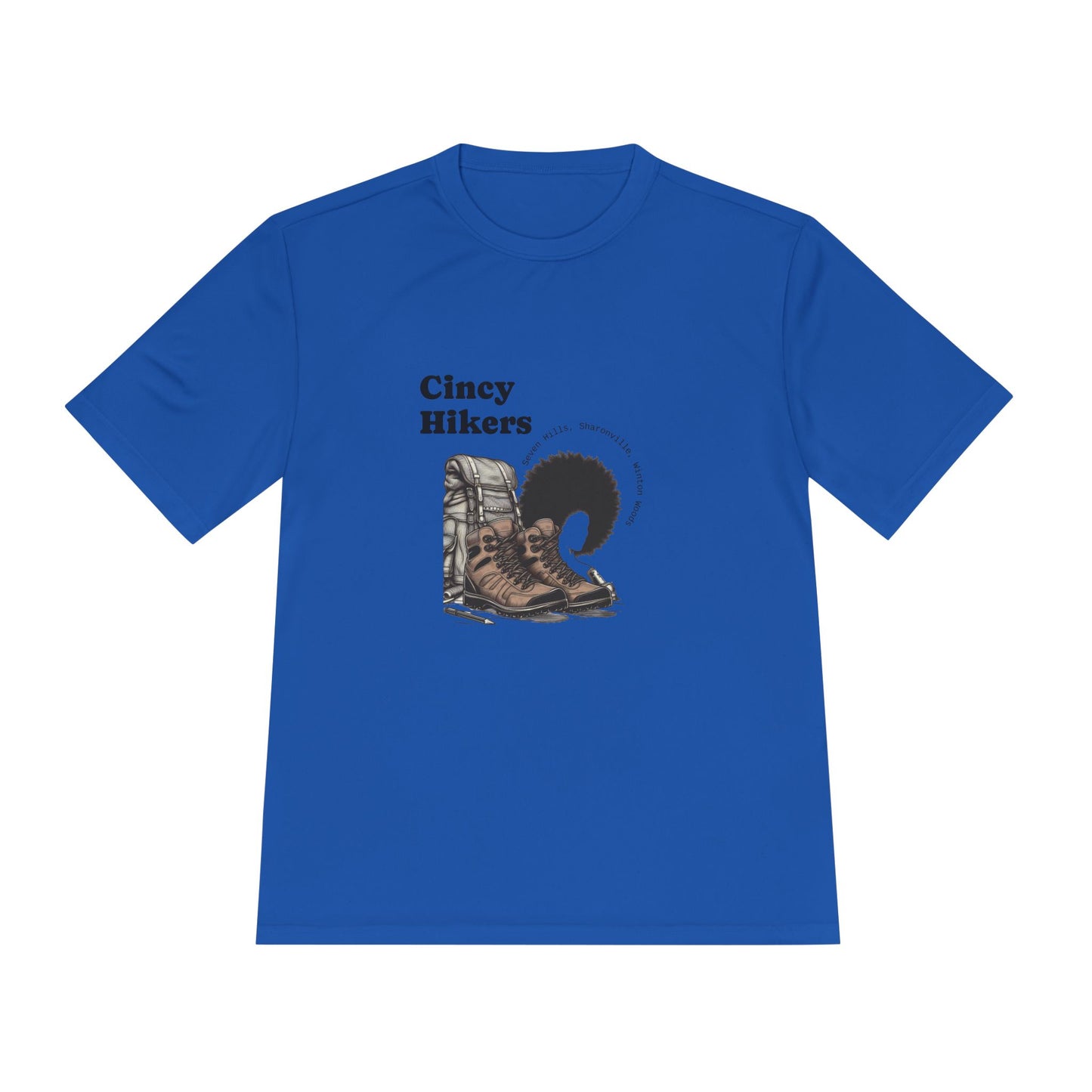 Cincy Hikers Moisture Wicking Lady Tee | Perfect for Outdoor Adventures, Hiking Gear, Gift for Hikers, Athletic Top, Casual Wear