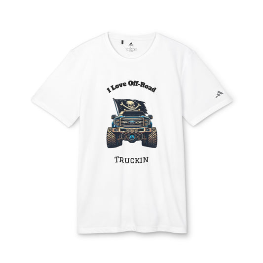 Off-Road Truckin Unisex Sport T-Shirt - Black Jeep Squadron Design