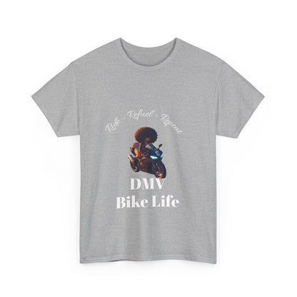 DMV Bike Life Graphic Tee, Unisex Cotton T-Shirt, Motorcycle Enthusiast Gift, Casual Ride Apparel, Biker Community Shirt