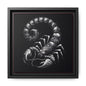 Scorpion Art Canvas Print | Multi-Color Framed Wall Decor
