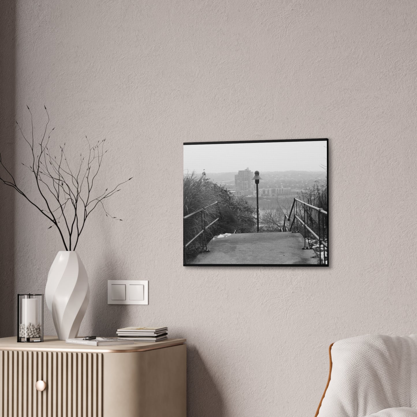 Cincinnati Winter Canvas Print — "Cincinnati in the winter is beautiful"