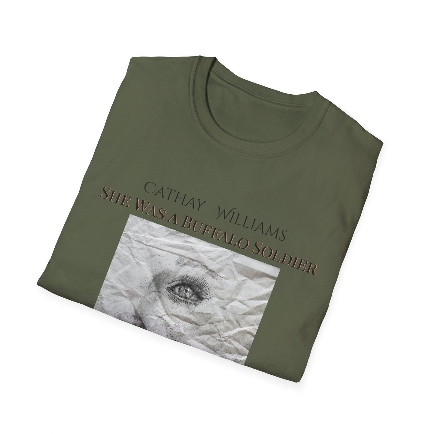 T‑Shirt — Vintage Portrait 'Cathay Williams: She Was A Buffalo Soldier 1844–1895'