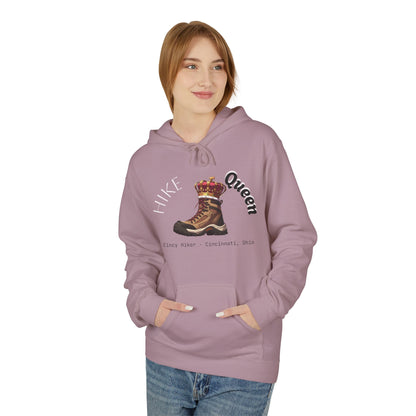 Queen Inspiration Fleece Hoodie, Cozy Unisex Sweatshirt for Empowerment, Mother’s Day Gift, Birthday Gift, Casual Wear