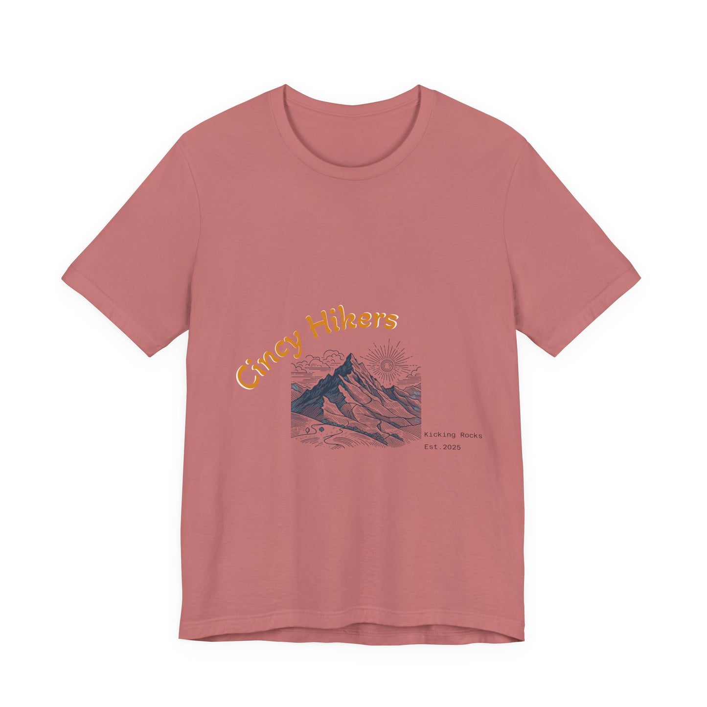 Cincy Hikers Mountain Tee — Scenic Trail Graphic T-Shirt