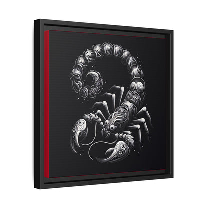 Scorpion Art Canvas Print | Multi-Color Framed Wall Decor