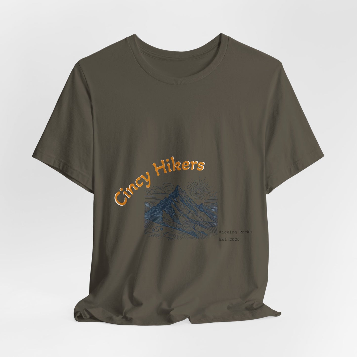 Cincy Hikers Mountain Tee — Scenic Trail Graphic T-Shirt