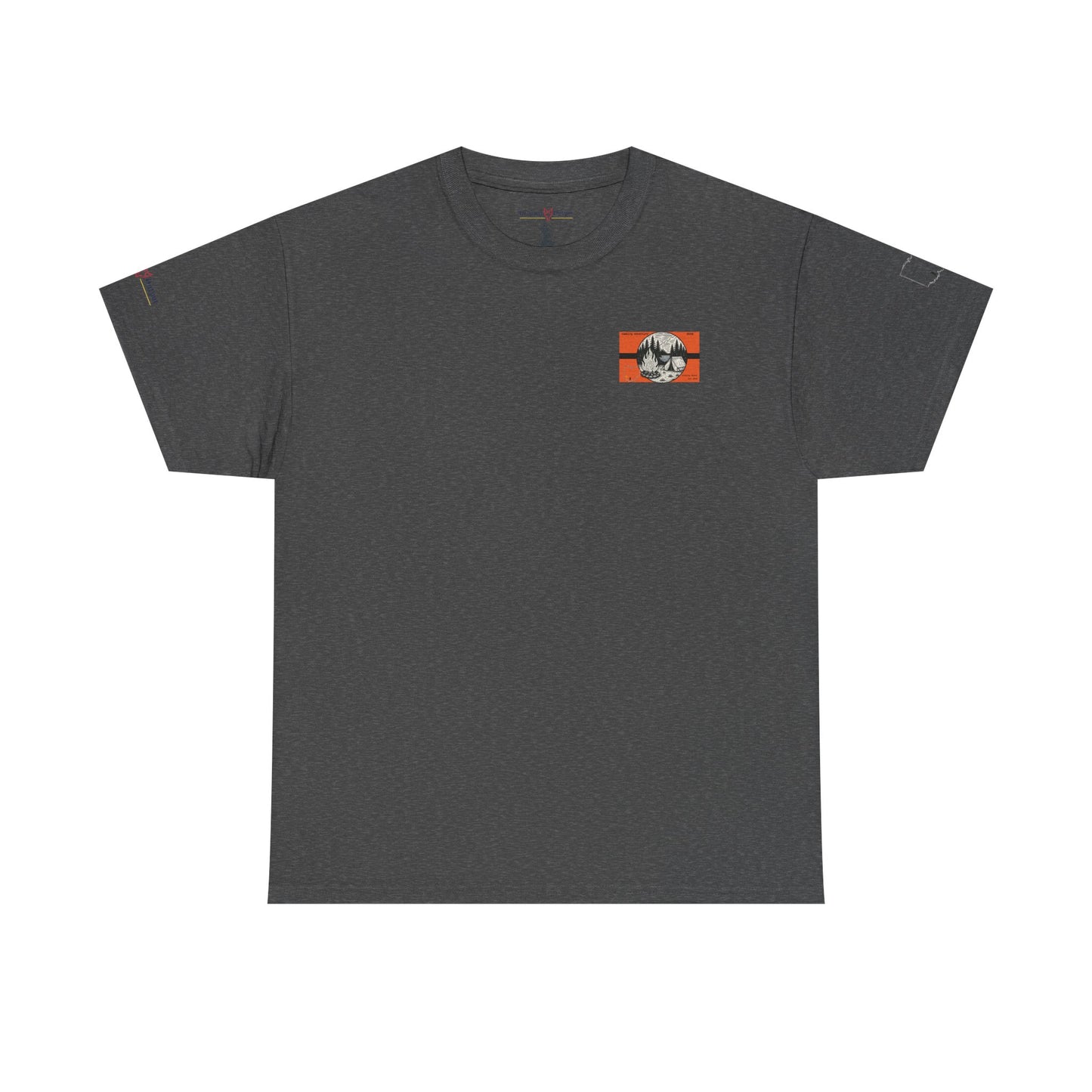 S'more Memories Camping T-Shirt – Retro Campfire Tent Graphic Tee