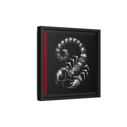 Scorpion Art Canvas Print | Multi-Color Framed Wall Decor