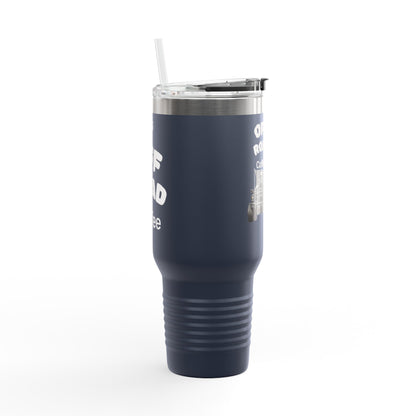 Truckin Off Road Insulated Travel Mug - 40oz Mug for Adventure Lovers, Road Trip Coffee Cup, Outdoor Camping Drinkware, Perfect Gift for Him