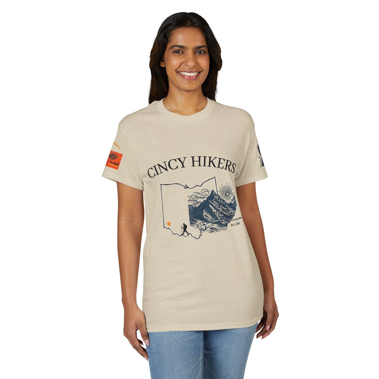 Cincy Hikers Ohio Map T‑Shirt 2026 — Cincinnati Hiking Adventure Tee