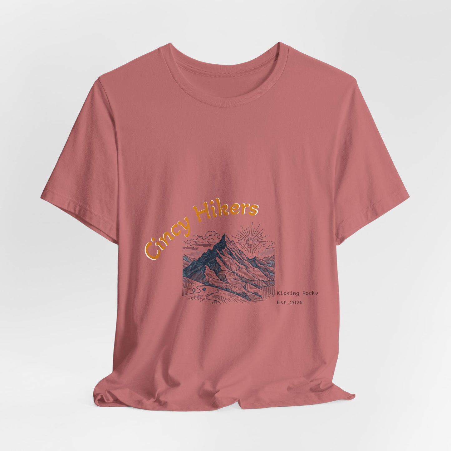 Cincy Hikers Mountain Tee — Scenic Trail Graphic T-Shirt
