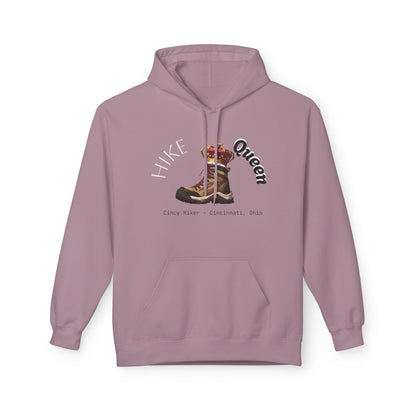 Queen Inspiration Fleece Hoodie, Cozy Unisex Sweatshirt for Empowerment, Mother’s Day Gift, Birthday Gift, Casual Wear