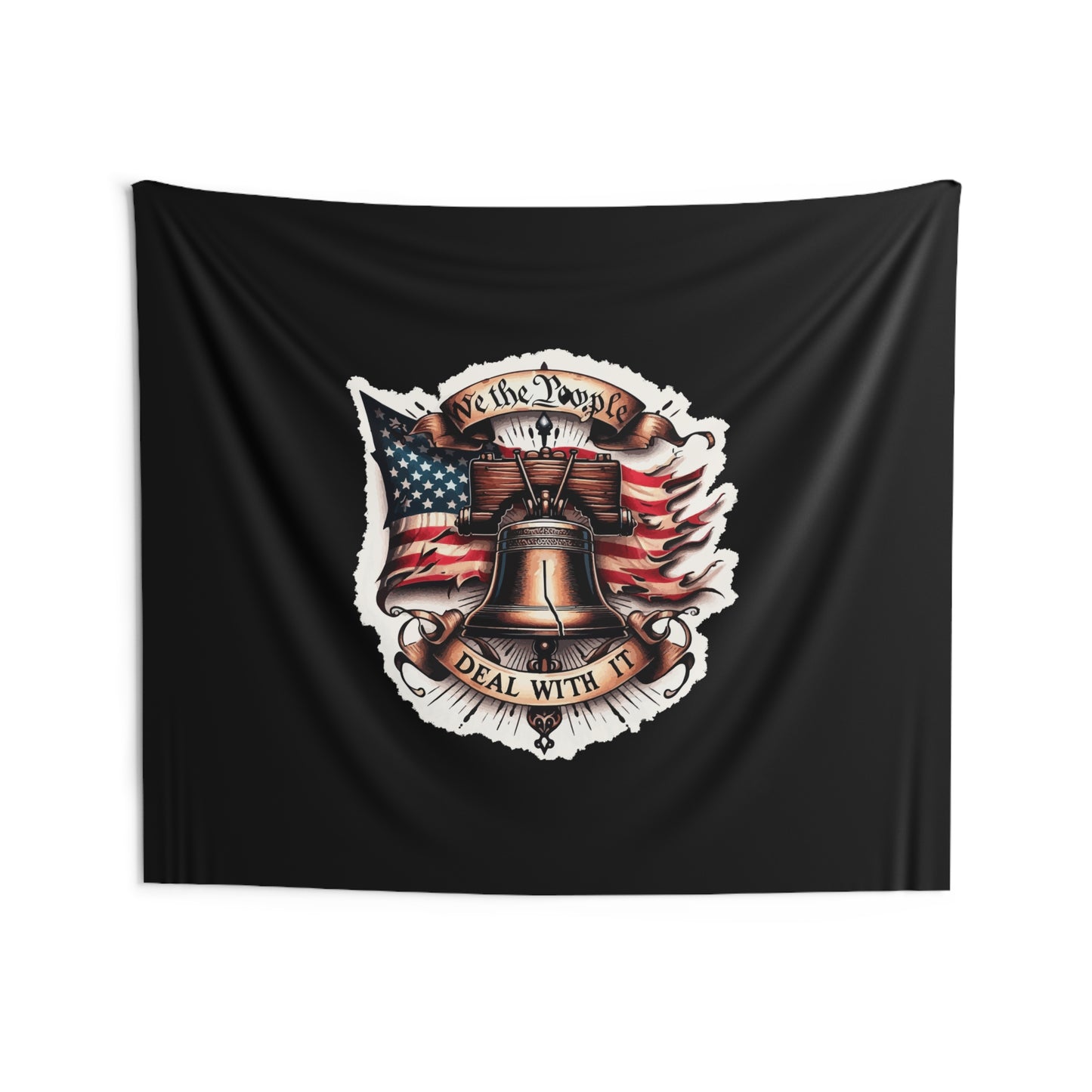 We The People - Deal With It Indoor Wall Tapestries