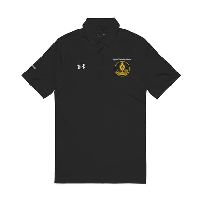 Embroidered Nautical Compass Polo — Men's Performance Golf Shirt