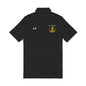 Embroidered Nautical Compass Polo — Men's Performance Golf Shirt